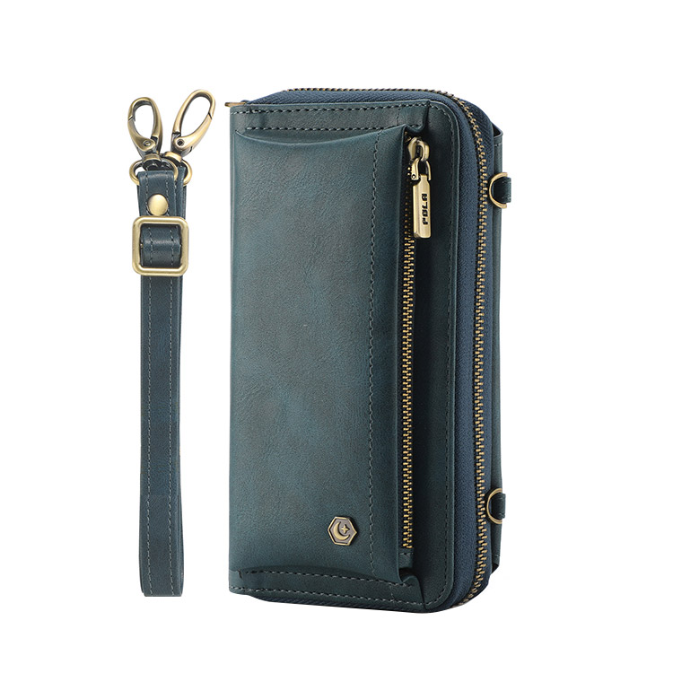 Samsung Galaxy S Plus Case Detachable Folio Flip Crossbody Wallet