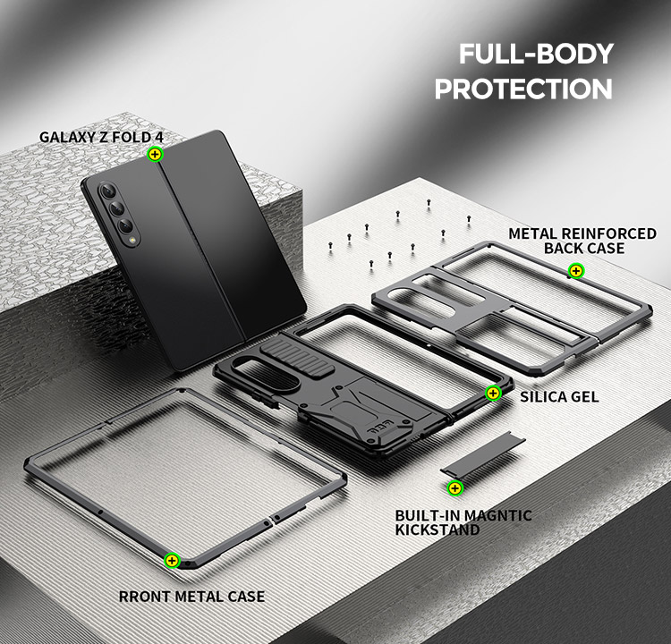 Samsung Galaxy Z Fold Case Heavy Duty Metal Phone Case Casebus