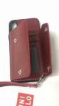 Casebus - Classic Fashion Wallet Phone Case - Credit Card Holder Leather Handbag Purse Wrist Strap Protective Case