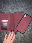 Casebus - Detachable Magnetic Wallet Phone Case - 15 Card Slots, High Capacity, Super Handmade Leather Zipper, Shockproof Case - 018#