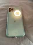 Casebus - Classic Phone Case with Selfie Ring Light - for Live Stream Makeup YouTube Video, 3 Lighting Model, Luminous Fill-Light Flashlight Phone Case