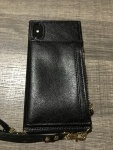 Casebus - Classic Square Crossbody Wallet Phone Case - Credit Card Holder, Money Pocket, Leather Kickstand Strap Shockproof Case