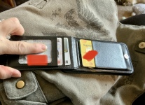 Casebus - Classic 5-6 Card Slots Wallet Phone Case - Premium Leather, Credit Card Holder, Flip, Kickstand Shockproof Case