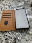 Casebus - Magnetic Folio Wallet Phone Case - Premium Leather, Credit Card Holder, Magnetic Closure, Flip Kickstand Shockproof Case