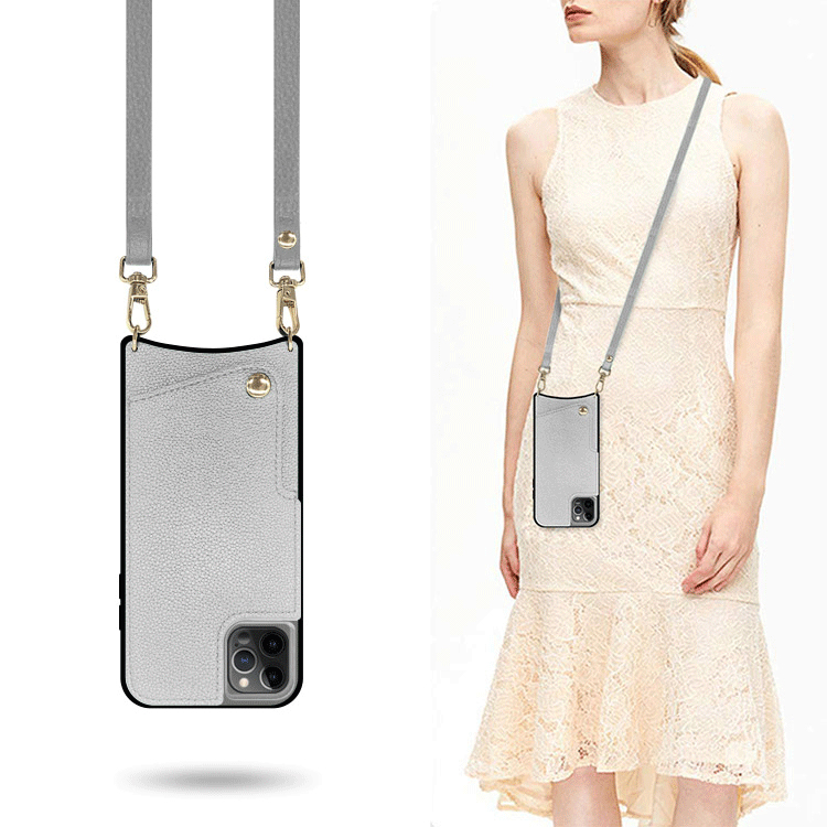 chanel phone case with strap