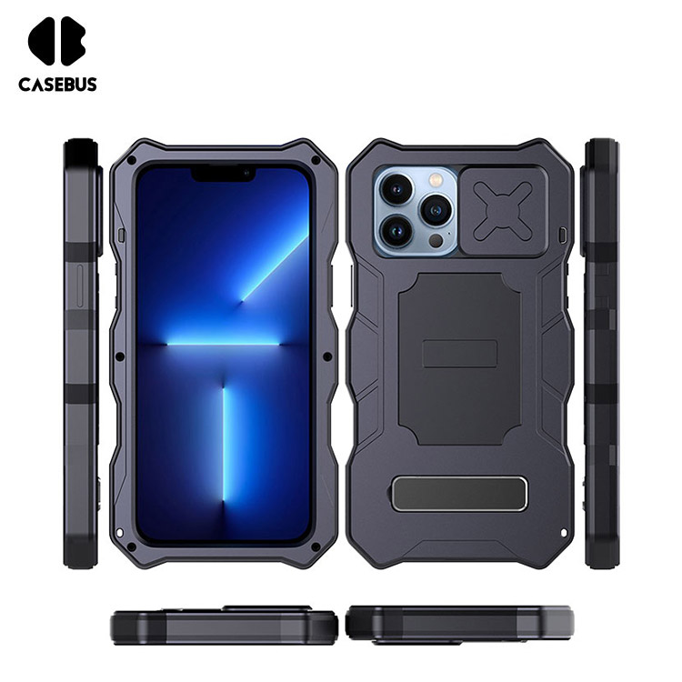 iPhone 14 Pro Max Case - Full Body Protection Heavy Duty Phone Case -  Casebus Double Sided HD Clear Anti-Peep Magnetic Phone Case, Built in  Privacy Screen Protector Metal Bumper Frame 360
