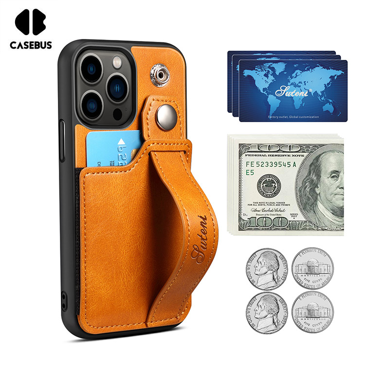 LOHASIC for iPhone 12 Pro Max Wallet Case, 5 Card Holder Leather