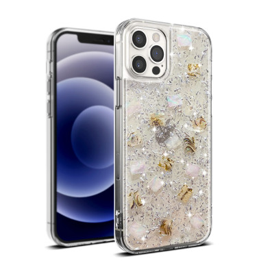 iPhone 12 Pro Max Case - Glitter Phone Case - Casebus Glitter Shell Phone Case, Sparkle Bling Soft TPU Bumper Shockproof Anti Scratch Cover - DAND