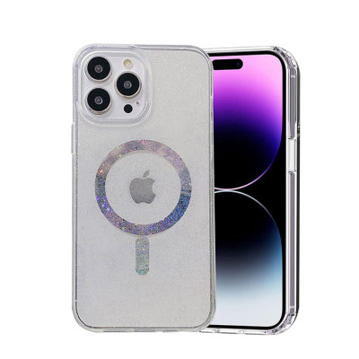 Samsung Galaxy S10 Plus Case - Heavy Duty Glitter Phone Case - Casebus Clear Glitter Phone Case, Support Magsafe, Glitter Star, Shockproof Protective Cover - MAISE
