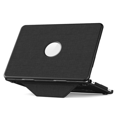 MacBook Pro 13.3 (A2338) Case - Casebus Case for MacBook, Woven Texture Cover, Foldable Triangle Stand, Full Coverage Protection - CARSON