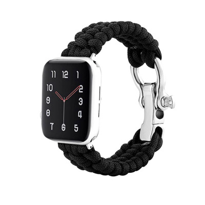 OUTDOOR PARACORD BAND for iPhone 11 - Classic Outdoor Sports For Apple Watch, Compatible with iWatch SE Series 8/7/6/5/4/3/2/1/Ultra/Sport Edition, Men and Women