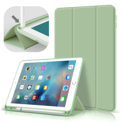 iPad Air 5 (2022 10.9Inch) Case Casebus - Classic Folio iPad Case ( with Pencil Holder ) - Auto Sleep/Wake Soft Silicone Back Shell Stand Shockproof Case