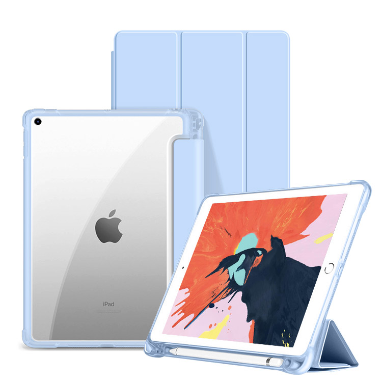 iPad Air 3 PRO 10.5 7.9 10.2 9.7 10.9 Case Auto Sleep/wake Soft Cover Sky  Blue