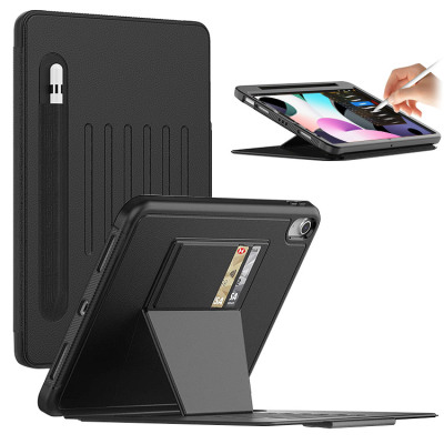 SMART MAGNETIC iPad Case - Casebus Classic Case for iPad, Multi Angles with Card Holder Card Slots