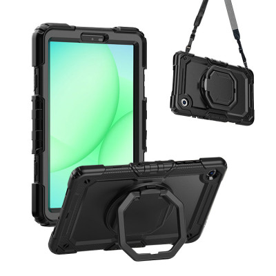 Casebus Full Body Case for Galaxy Tab, with Detachable Strap & Pencil Holder, 360 Rotating Hand Strap Stand, Drop Proof Cover - CLASSIC FULL BODY PROTECTION