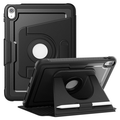 iPad Air 3 (2019 10.5Inch) Case - Casebus Detachable Back Case for iPad, Auto Wake/Sleep, 360 Rotating Magnetic Kickstand, with Pencil Holder - ROTATING MAGNETIC CASE