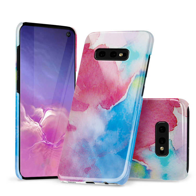 Samsung Galaxy S10e Case - Cute Rainbow Marble Phone Case - Casebus