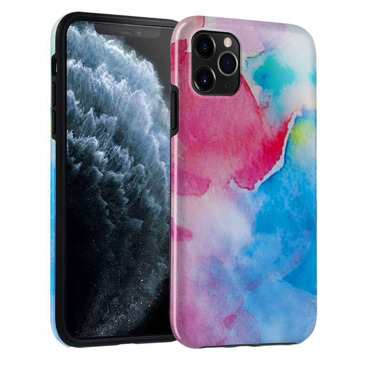 Iphone 11 Pro Case - - Cute Rainbow Marble - Casebus