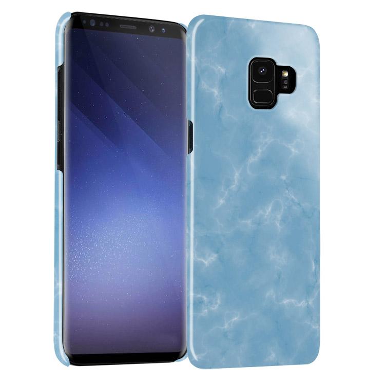 Samsung Galaxy S9 Case - Light Blue Skies Marble Clouds Phone Case ...