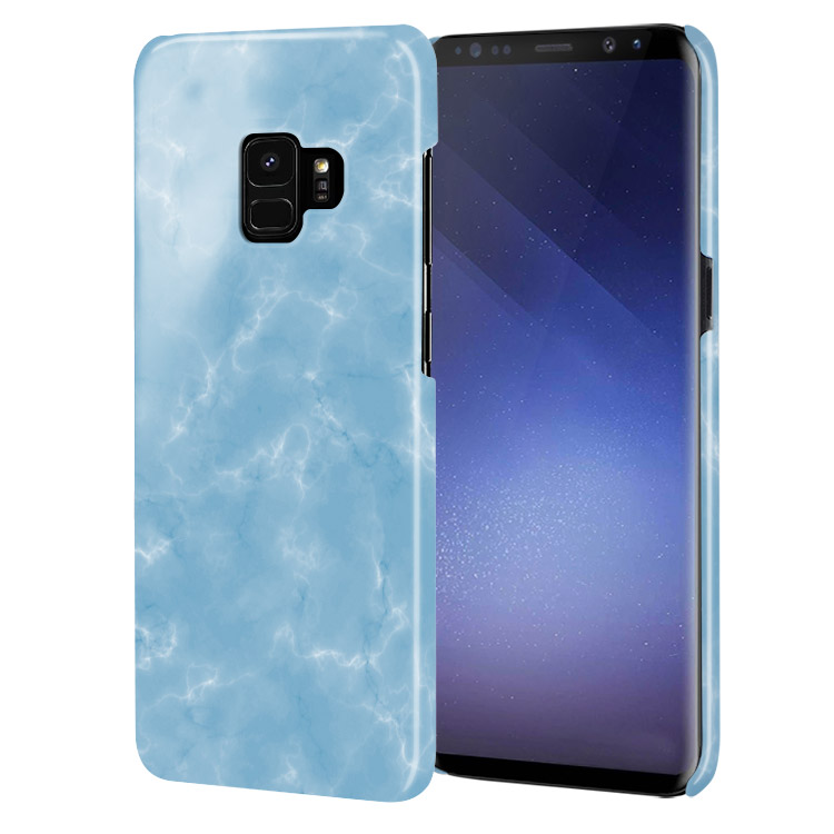 Samsung Galaxy S9 Case - Light Blue Skies Marble Clouds Phone Case ...