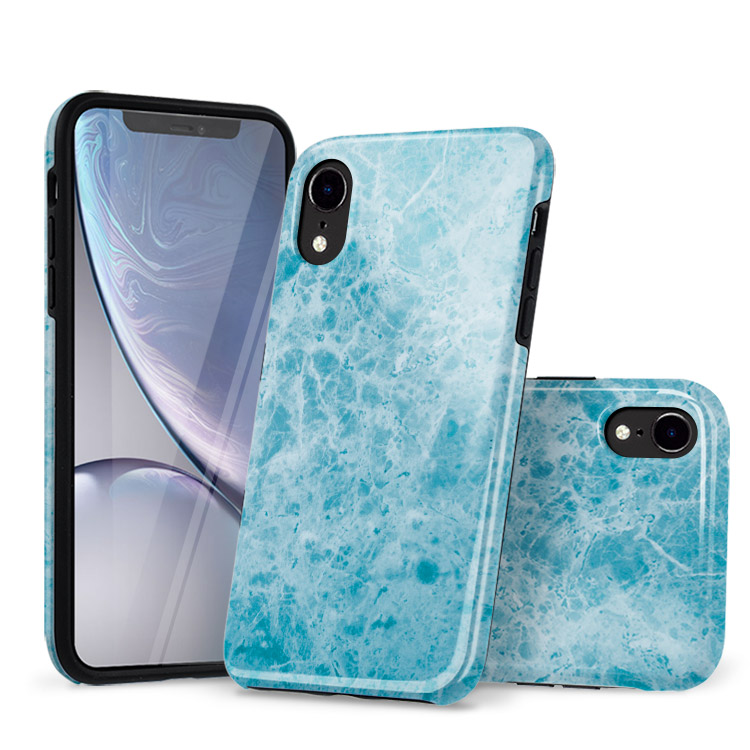 iPhone XR Case - - Beautiful Teal Blue Seaglass - Casebus