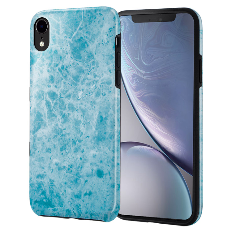iPhone XR Case Beautiful Teal Blue Seaglass Casebus