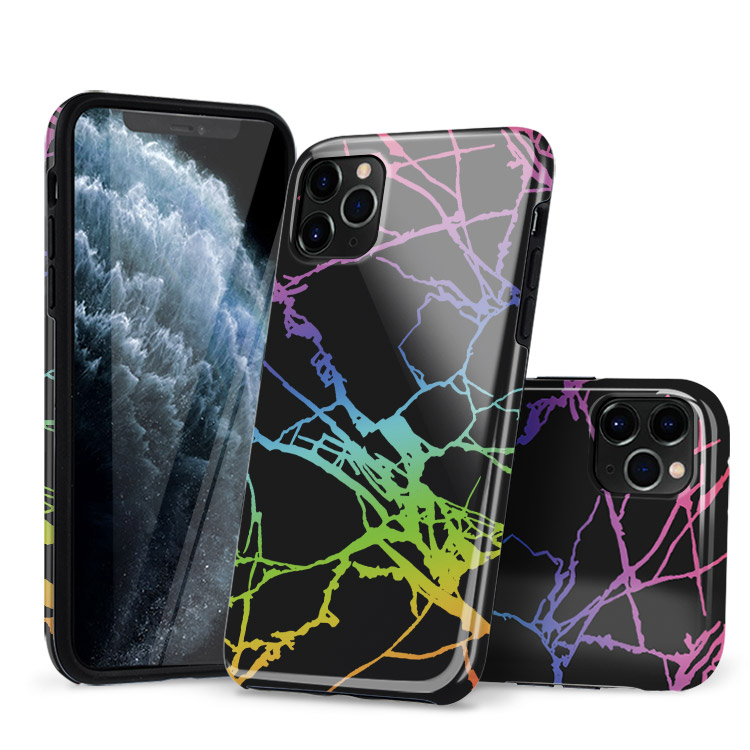 iPhone 11 Pro Max Case - - Cool Black Marble Holo - Casebus