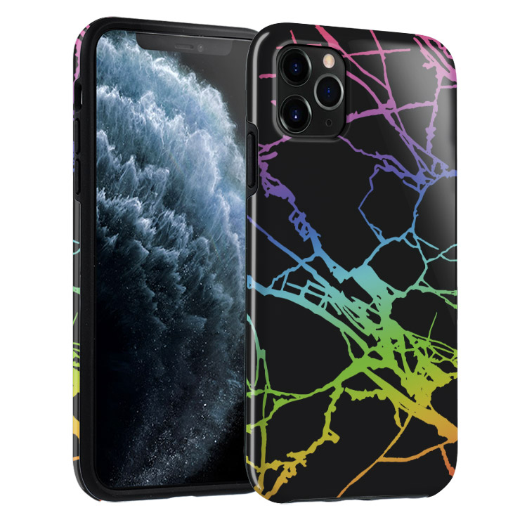 iPhone 11 Pro Max Case - - Cool Black Marble Holo - Casebus