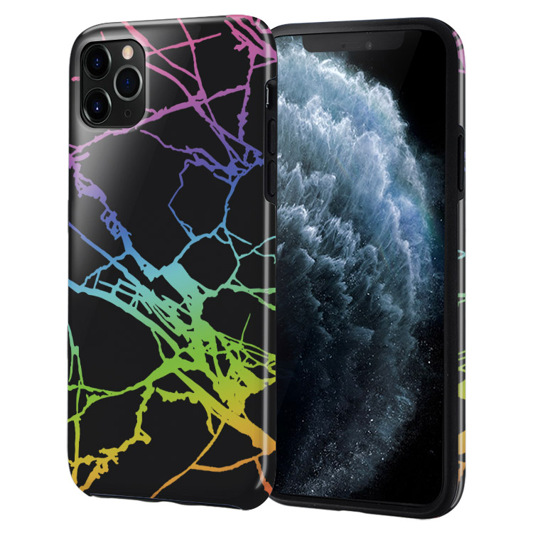 iPhone 11 Pro Max Case - - Cool Black Marble Holo - Casebus