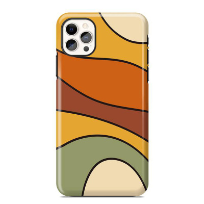 iPhone 12 Pro Max Case - Design Phone Case - Best Seller, Casebus Classic - Retro Wavy Colors