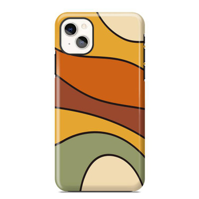 iPhone 13 Mini Case - Design Phone Case - Best Seller, Casebus Classic - Retro Wavy Colors