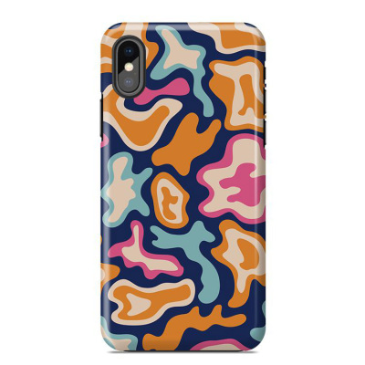 iPhone X/XS Case - Design Phone Case - Casebus Classic - Midnight Color Splash