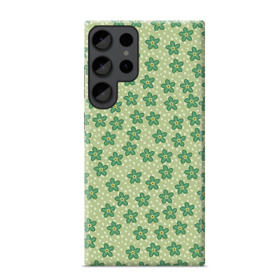 Samsung Galaxy S25 Ultra Case - Design Phone Case - Casebus Classic - Daydream - Green Flowers