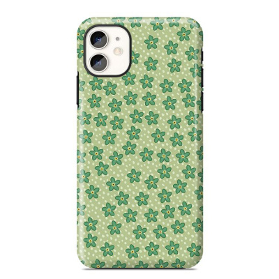 iPhone 11 Case - Design Phone Case - Casebus Classic - Daydream - Green Flowers