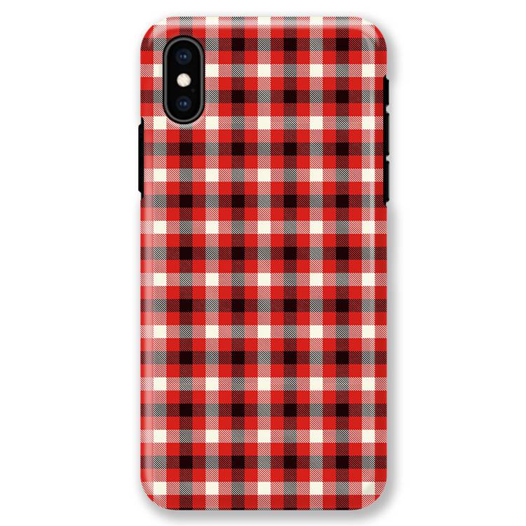 iPhone XS Max Case Red Plaid Casebus