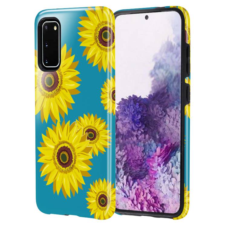 Samsung Galaxy S20 Case - - Bright Sunflowers - Casebus