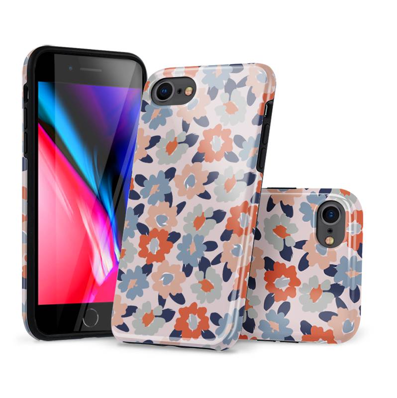 iPhone SE 2022/2020 Case Field Of Flowers Pastel Floral Casebus