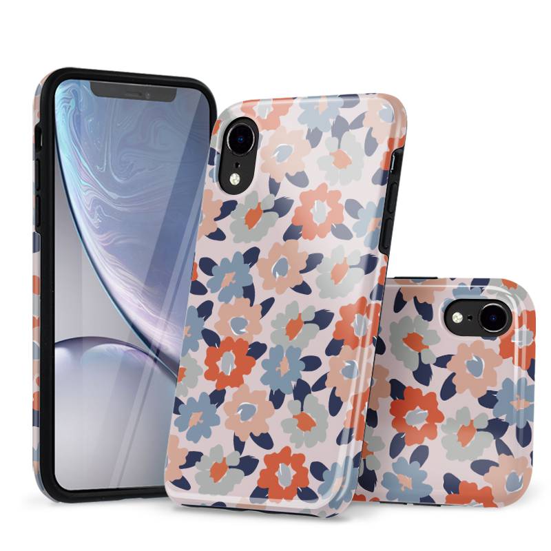 iPhone XR Case Field Of Flowers Pastel Floral Casebus