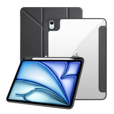 iPad Air 5 (2022 10.9Inch) Case - Casebus Classic Flip Case for iPad, with Pencil Holder & Multi Angle Stand, Shockproof Protective Cover - CLASSIC Y FOLD