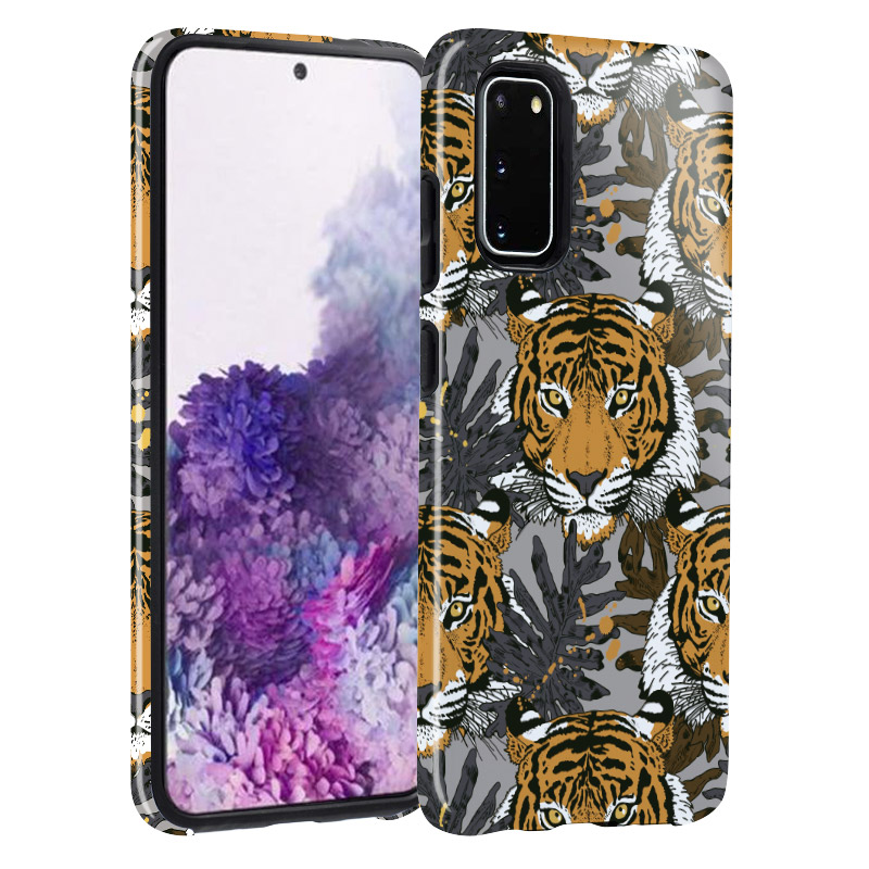 15% OFF by SUNSKY COUPON CODE: EDA0052579 for For Samsung Galaxy S20 Ultra Little Tiger Embossed Leather Phone Case(Brown)