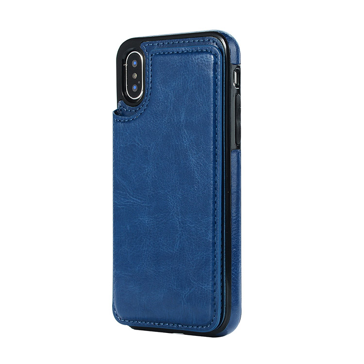 iPhone X/XS Case Casebus Classic Buckle Wallet Phone Case Credit