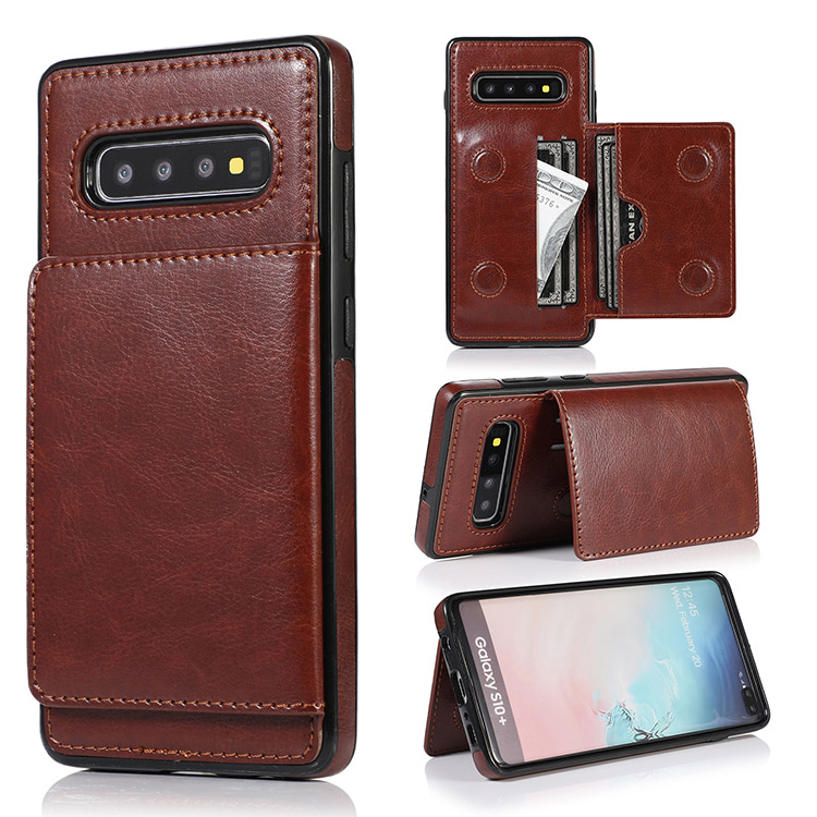 high quality leather wallet card slot case for Samsung galaxy S10 20