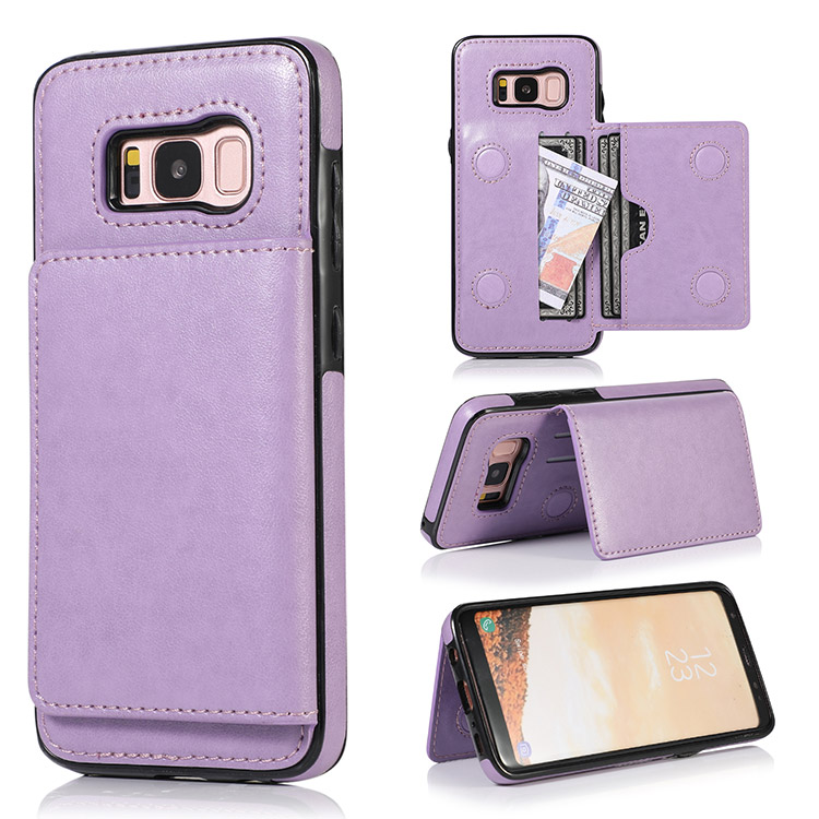 Samsung Galaxy S8 Case - Wallet Phone Case - Casebus Classic Magnetic ...