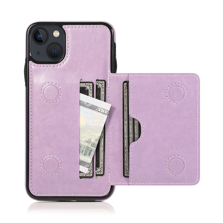 iPhone 13 Case - Casebus - Classic Magnetic Wallet Phone Case - Credit ...