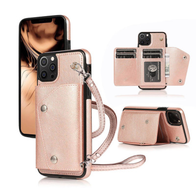 Samsung Galaxy Note10 Plus Case - Crossbody Wallet Phone Case - Casebus Classic Fashion Wallet Phone Case, with long strap, Credit Card Holder, Leather, Handbag Purse Wrist Strap Protective Case - JULIAN CROS