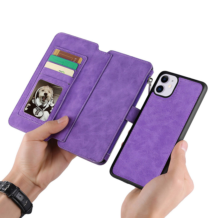 iPhone 11 Case Casebus Classic Detachable Wallet Phone