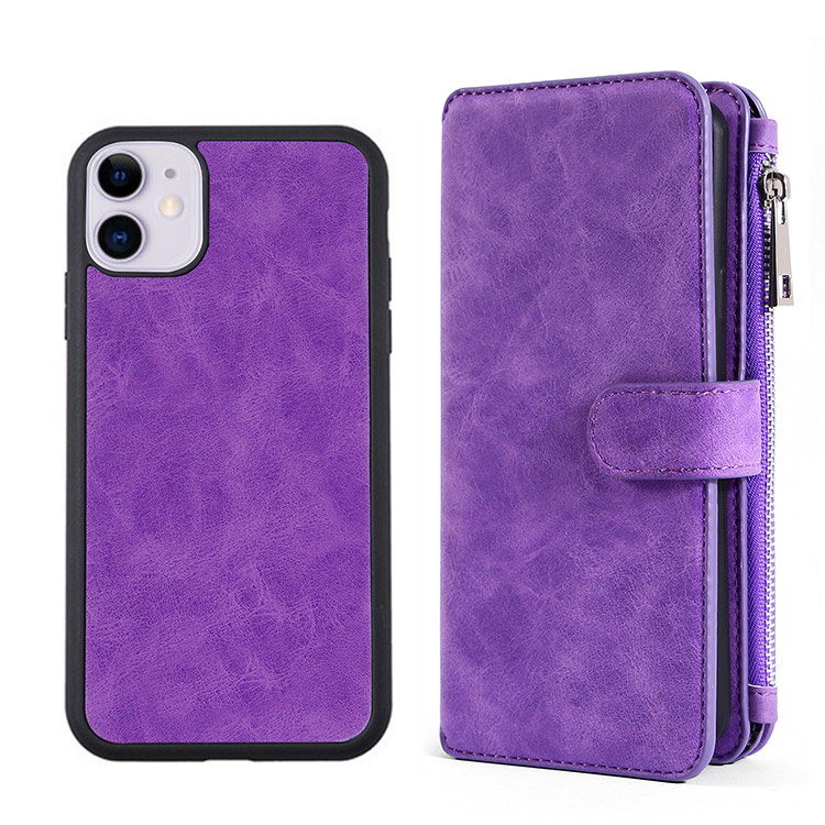 iPhone 11 Case - Casebus - Classic Detachable Magnetic Wallet Phone ...