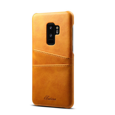 Samsung Galaxy S9 Plus Case - Wallet Phone Case - Casebus Classic Wallet Phone Case, Slim Leather Back, Credit Card Holder, Protective Case - SUTENI