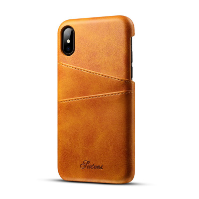 iPhone XS Max Case Casebus - Classic Suteni Wallet Phone Case - Slim Leather Back Credit Card Holder Protective Case