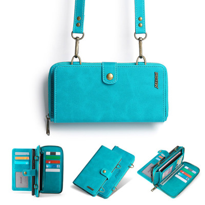 Google Pixel 9 Pro Case - Detachable Crossbody Wallet Phone Case - Casebus Classic Crossbody Detachable Magnetic Wallet Phone Case, High Capacity with Strap - MABELLE